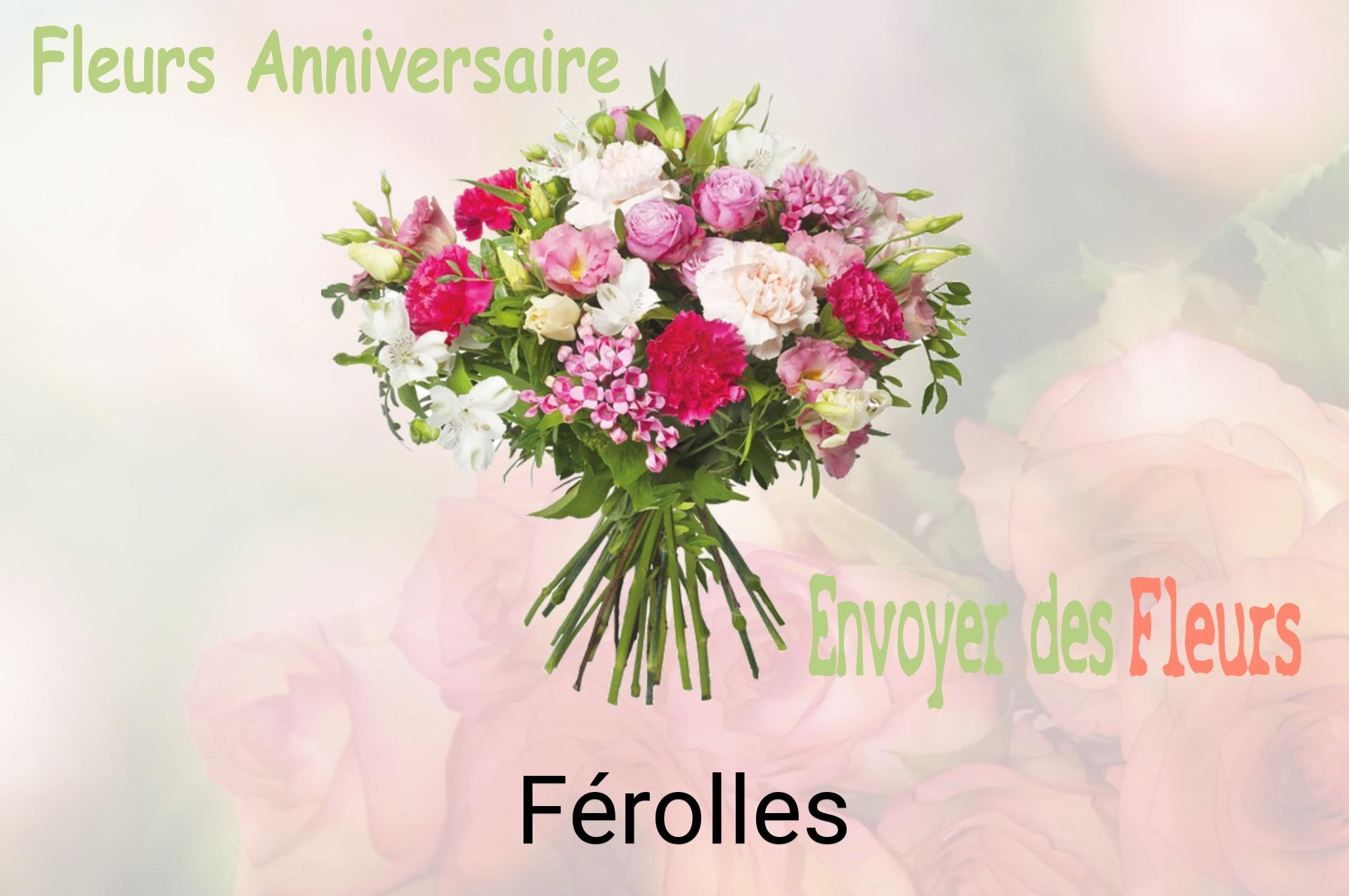 Bouquet de fleurs d’anniversaire livré à Férolles
